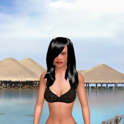 3Dsex game playing AChat community member bisexual fond girl Lunare, 