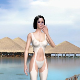 try virtual 3D sex with  hot shemale Sayku, Free slut, 
