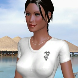 3Dsex game playing AChat community member bisexual erotomanic girl Laylahot, 