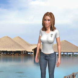 free 3D sex game adventures with heterosexual pleasant girl Tina11877, 
