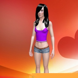 try virtual 3D sex with heterosexual chatty girl XOliviax, Hi, my name is olivia i like older men
