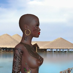 3Dsex game playing AChat community member bisexual vuloptuous girl Sizani, 