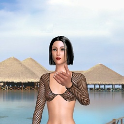 best sim sex game online with bisexual sensual shemale TynaBB, Spain, 