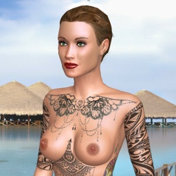 free 3D sex game adventures with  hot girl NegDick, Africa, 