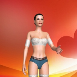 see bisexual brute girl SpaceWhale, US, in to anything, up for anything while playing porn game online