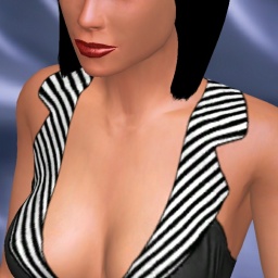 see bisexual pleasant girl BlueSky,  while playing porn game online