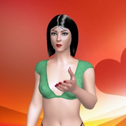 see bisexual lusty girl Mahiro, Russian,  while playing porn game online