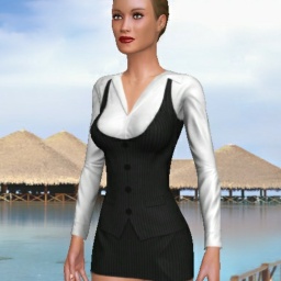for 3D virtual sex game, join and contact bisexual voluptuous shemale Vikkaa, 