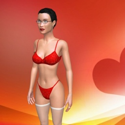 3Dsex game playing AChat community member bisexual lusty girl Morrigu, 