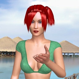 free 3D sex game adventures with bisexual hot girl EmoGirl1, Russia, 