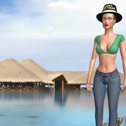 3Dsex game playing AChat community member  hot girl Sunnysunny, 