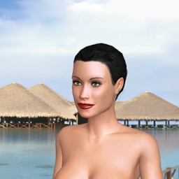 3Dsex game playing AChat community member heterosexual fiend girl SexyAnike, 