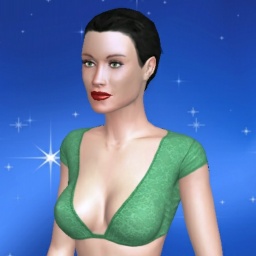 hot  lovesick shemale Liserr,  enjoys online 3Dsex