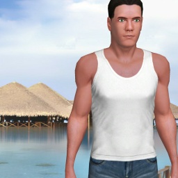 enjoy virtual sex games with mates like heterosexual bugger boy Sahariel, US, 