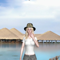 see heterosexual lush girl Hatsunee, USA,  while playing porn game online