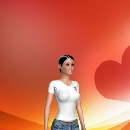 enjoy virtual sex games with mates like heterosexual fiend girl Asmodaii, slut for alpha cockk