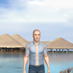 try virtual 3D sex with heterosexual pleasant boy GamerboySA, 
