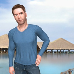3Dsex game playing AChat community member heterosexual sentimental boy DarkDelusion, 