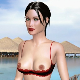 hot bisexual amorous shemale Slutila, USA,  enjoys online 3Dsex