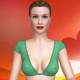 3D sex game community member bisexual easygoing girl Opohs, 