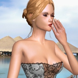 3Dsex game playing AChat community member bisexual virile girl Carovaldes, 