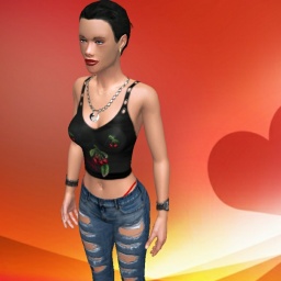 hot online porn game player bisexual amorous girl Flicka, 