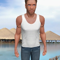 hot online porn game player heterosexual brute boy Look030, 