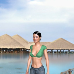 3Dsex game playing AChat community member heterosexual fiend girl Dalnu, 