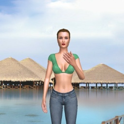 3Dsex game playing AChat community member heterosexual sensual girl Althedaa, 
