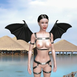 3Dsex game playing AChat community member bisexual fiend girl Louise69, 
