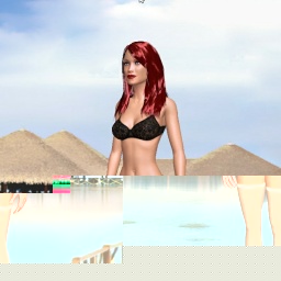 adults enjoying 3D sex games like bisexual sensual girl Peechie, 