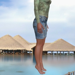 hot bisexual brute girl Honibuns,  enjoys online 3Dsex