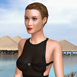 hot  hot girl Syrinx,  enjoys online 3Dsex