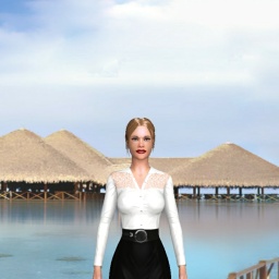 multiplayer virtual sex game player heterosexual sodomist girl Livie, USA, 