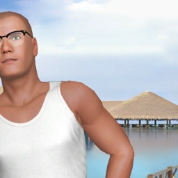 3Dsex game playing AChat community member heterosexual fiend boy Andres, 