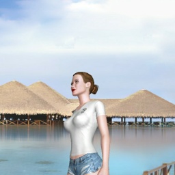 3D sex game community member homosexual loving girl SophiaAnal, 