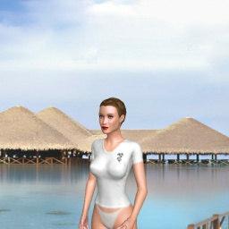 adults enjoying 3D sex games like bisexual hot girl LISA192, 