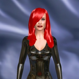 3Dsex game playing AChat community member bisexual fiend girl Selene_G, Love strapon, 