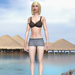 connect and play virtual 3D sex with bisexual brute girl Xiaobichi, 