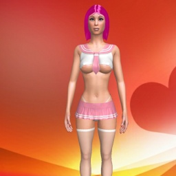 sexgame online MMO playing with adult member homosexual smarting girl PinkLuna, 