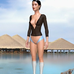 3Dsex game playing AChat community member bisexual lustful girl AndreaGA, 