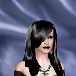 hot homosexual vuloptuous shemale JosieGoth, United States,  enjoys online 3Dsex