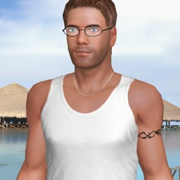 adults enjoying 3D sex games like heterosexual erotomanic boy James1983, USA, Here to have fun, 