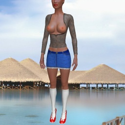 3D sex game community member bisexual erotomanic shemale Azeee, 