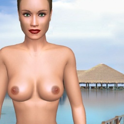 3Dsex game playing AChat community member heterosexual loving girl Meggs, 