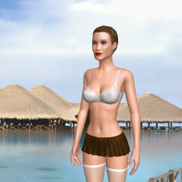 see bisexual pervert shemale Dessi,  while playing porn game online