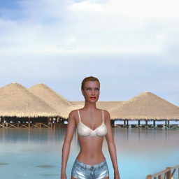 3Dsex game playing AChat community member heterosexual lush girl Ninilove, Model, 