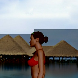 hot  hot shemale Mafe,  enjoys online 3Dsex