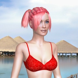 see bisexual pervert girl Leela,  while playing porn game online