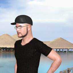 see heterosexual talkative boy Monty, Canada,  while playing porn game online